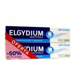 Elgydium dentífrico antiplaca Duplo 75ml+75ml