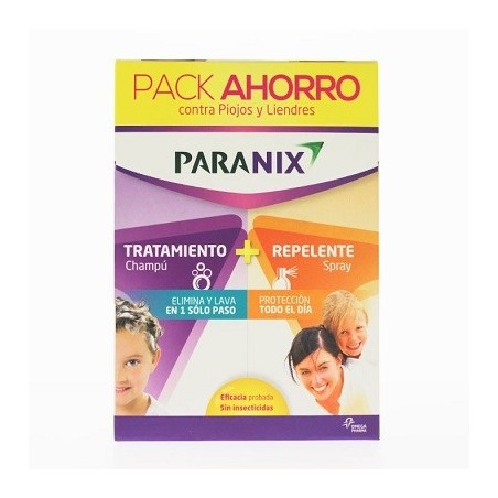 Paranix Pack Champu+Repelente Spray