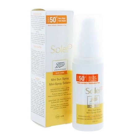 Boots Solei Mini Spray Solar SPF50+ 50ml