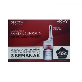 Vichy Dercos Aminexil Clinical 5 mujer 21 monodosis