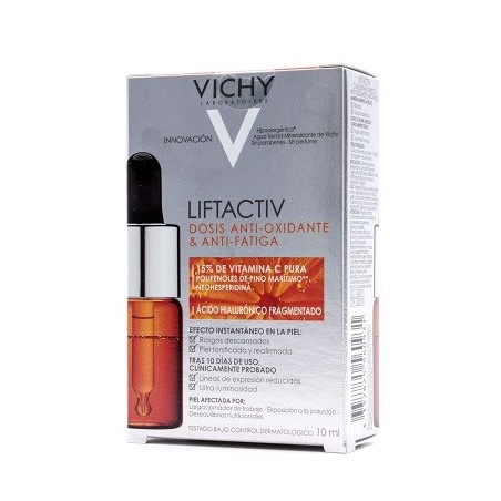 Vichy Liftactiv Dosis Antioxidante Antifatiga y antiedad, 10 ml