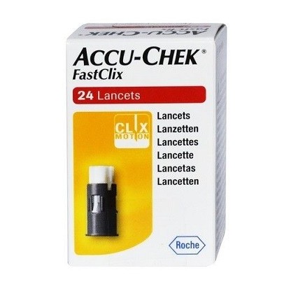 Accu-check Fastclix 24 lancetas