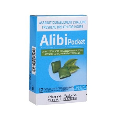 Alibi Pocket 12 pastillas para chupar