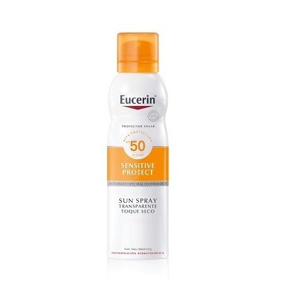 Eucerin Sensitive Protect Sun Spray Transparente Toque seco 200ml