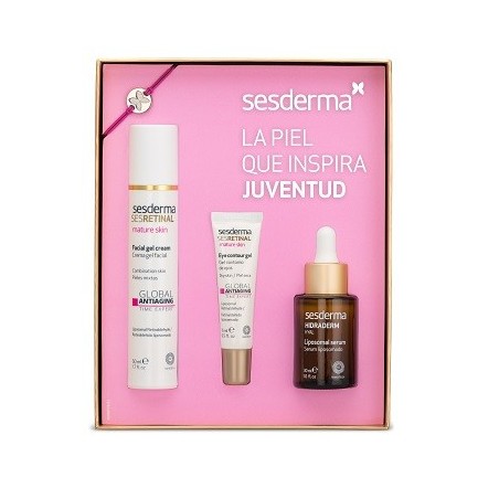 Sesderma Pack Sesretinal crema gel+Sesretinal contorno de ojos+Hidraderm Hyal serum