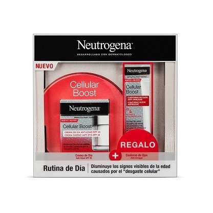 Neutrogena Pack  Cellular Boost Crema Dia 50ml  + Contorno de ojos 15ml
