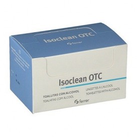 OTC Isoclean toallitas alcohol desinfectante 50uds