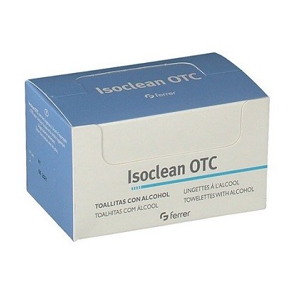 OTC Isoclean toallitas alcohol desinfectante 50uds