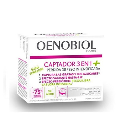Oenobiol captador 3 en 1 Plus 60cap