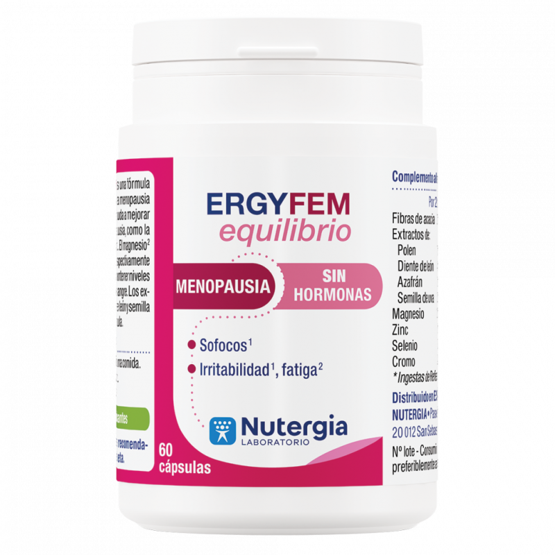 Comprar Nutergia Ergyfem Equilibrio 60 Cápsulas a precio de oferta