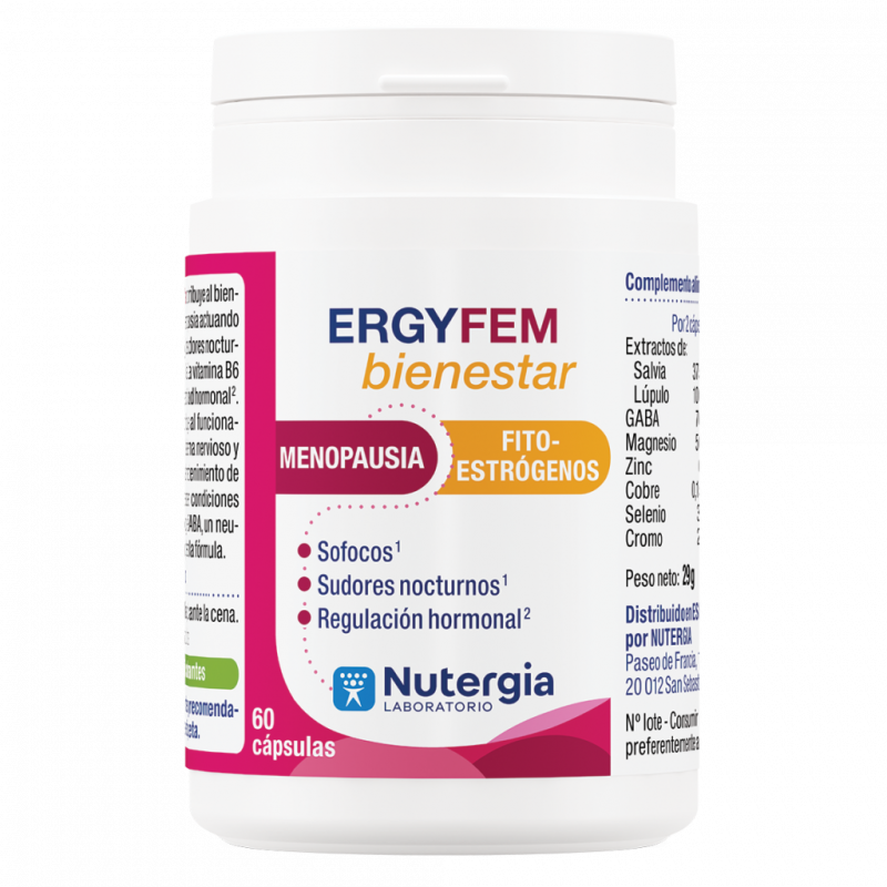 Comprar Nutergia Ergyfem Bienestar 60 Cápsulas a precio de oferta Comprar Nutergia Ergyfem Bienestar 60 Cápsulas a precio de oferta