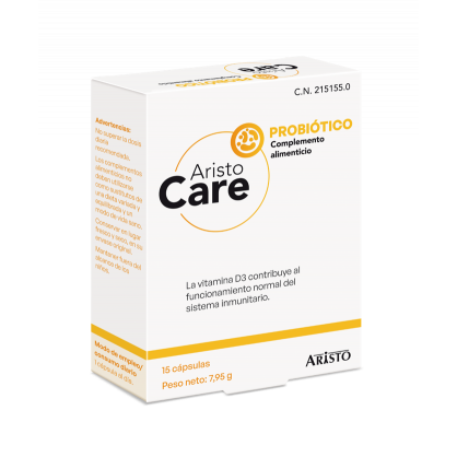 Comprar Aristocare Probiotico 15 cápsulas a precio de oferta