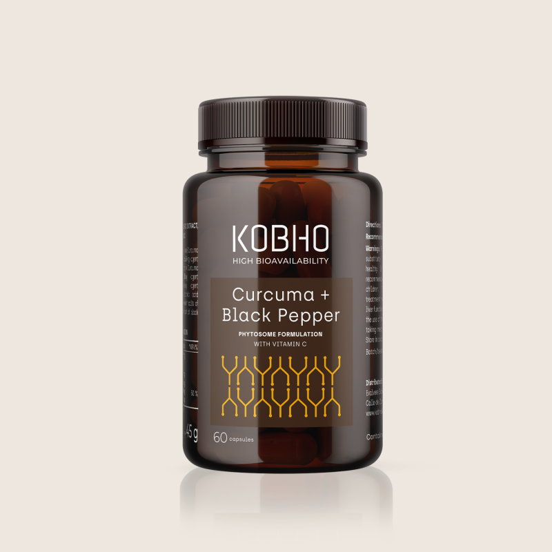 Comprar Kobho Cúrcuma + Pimienta Negra 60 Cápsulas a precio de oferta
