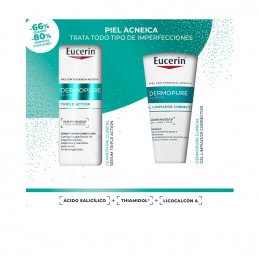 Comprar Eucerin Pack Dermopure Oil Control Sérum Triple Efecto 40ml + Gel Concentrado 75ml a precio de oferta