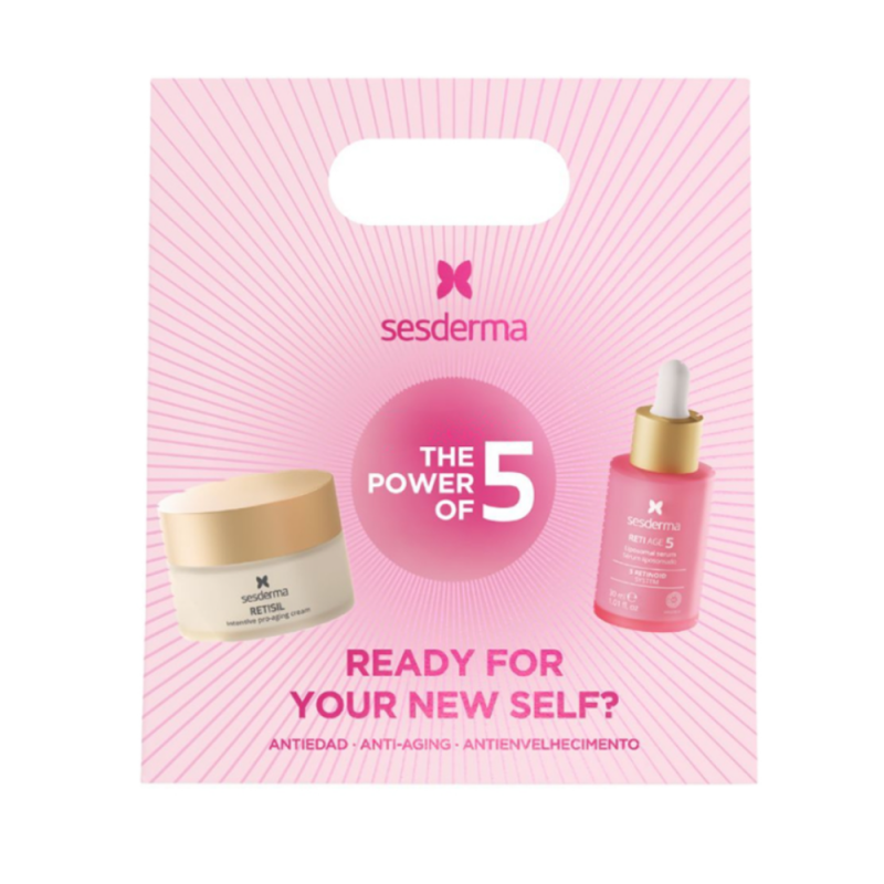 Sesderma Pack Reti Age 5 Serum Liposomado 30ml + Retisil Crema 50ml Sesderma Pack Reti Age 5 Serum Liposomado 30ml + Retisil Crema 50ml