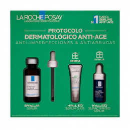La Roche Posay Pack Serum Effaclar 30 mL+ Mela B3 Serum 10ML+ Hyalu B5 Serum Ojos 5ML