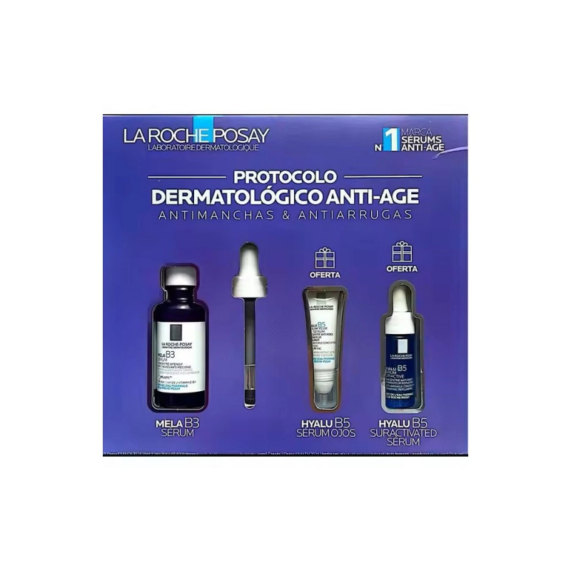 La Roche Posay Pack Mela B3 Serum 30ml+Hyalu B5 Serum 10ml+Hyalu B5 Eye Serum 5ml