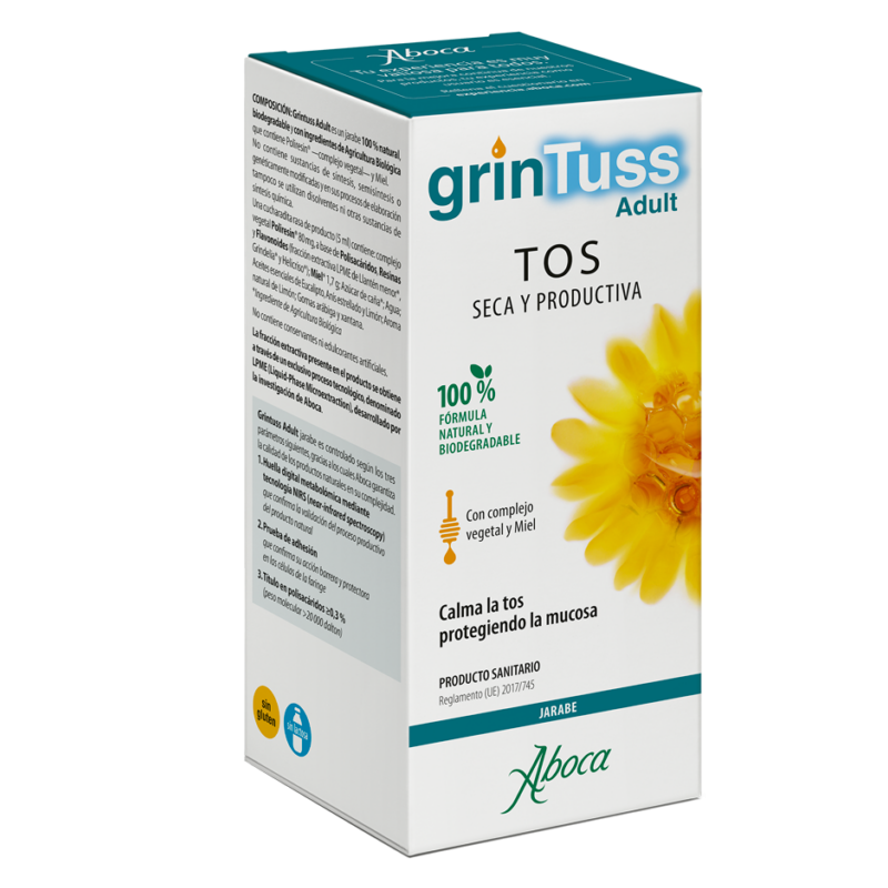 Comprar Aboca Grintuss Jarabe Adulto 180 gr a precio de oferta