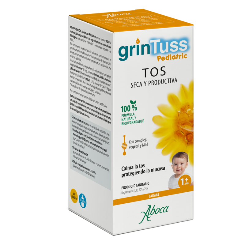 Comprar Aboca Grintuss Jarabe Pediatric 180 gr a precio de oferta