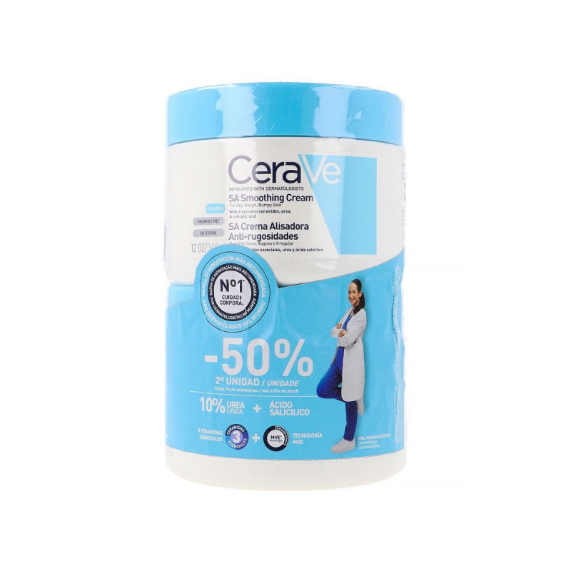Comprar Cerave Duplo SA Crema Alisadora Anti-Rugosidades 340g+340g a precio de oferta