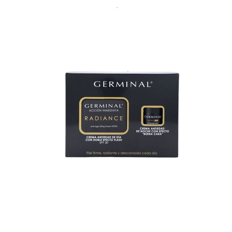 Comprar Germinal Pack Radiance Crema antiedad Efecto Lifting Spf 30 50ml+noche 15ml a precio de oferta