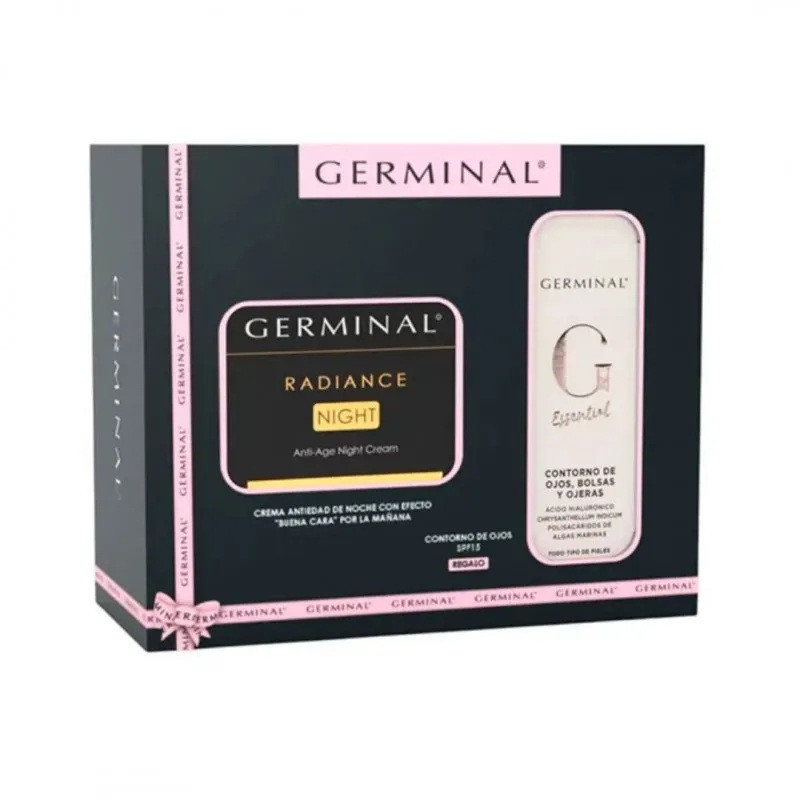 Comprar Germinal Pack Radiance Noche Crema antiedad 50ml +Contorno 15ml a precio de oferta