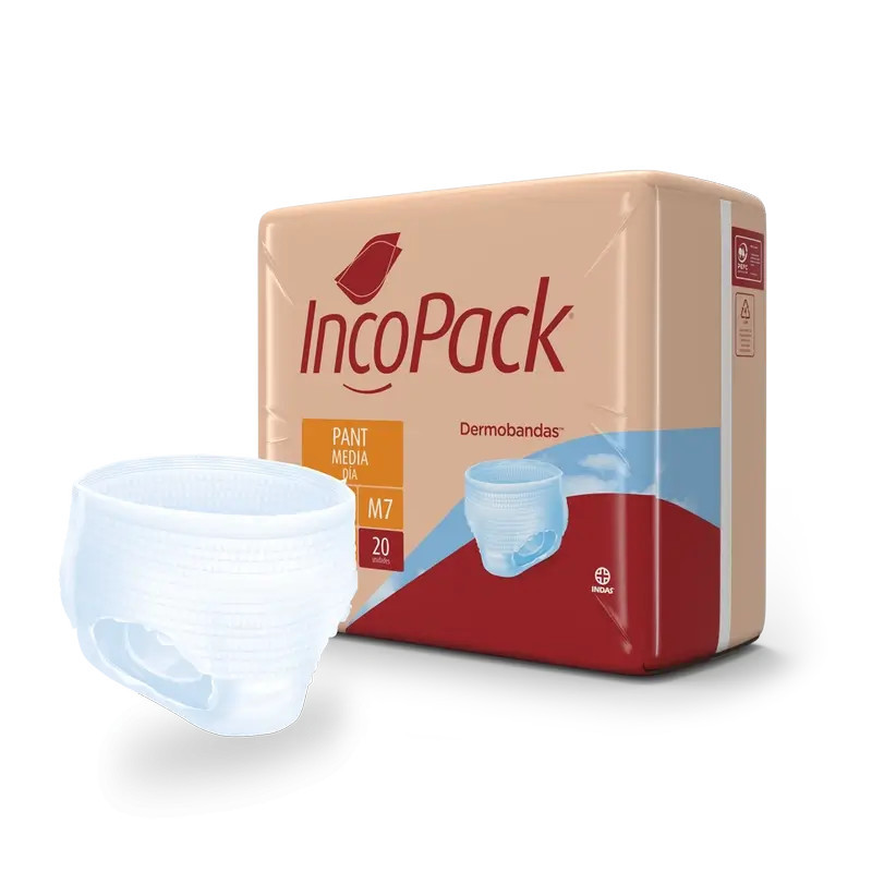 Incopack Pant Absorbente Día Talla Media , 80 unidades
