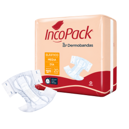 Incopack Anatómico Elástico Talla Mediana día 80 uds