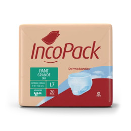 Incopack Pant Absorbente Día Talla Grande , 80 unidades