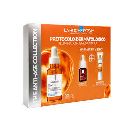 La Roche Posay Pure Vitamin C12 Serum, 30ml + Retinol B3 Serum, 10ml + Anthelios UVmune 400 Fluido SPF50+, 15ml