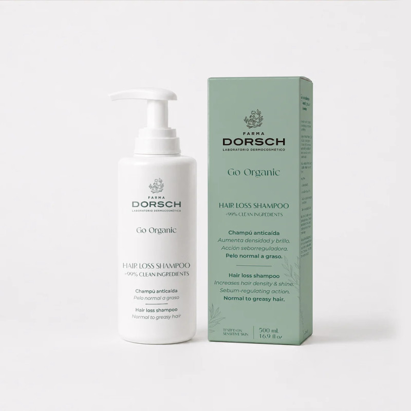 Comprar Farma Dorsch Go Organic Champú Anticaída 500ml a precio de oferta.