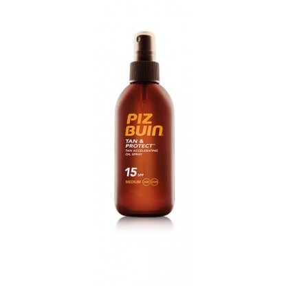 Piz buin tan & protect aceite en spray acelerador del bronceado fps 15 proteccion media 150ml
