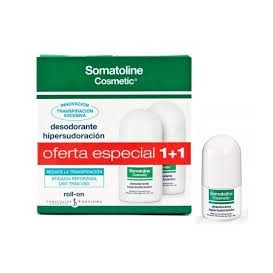 Somatoline desodorante hipersudoracion duplo 30+30ml